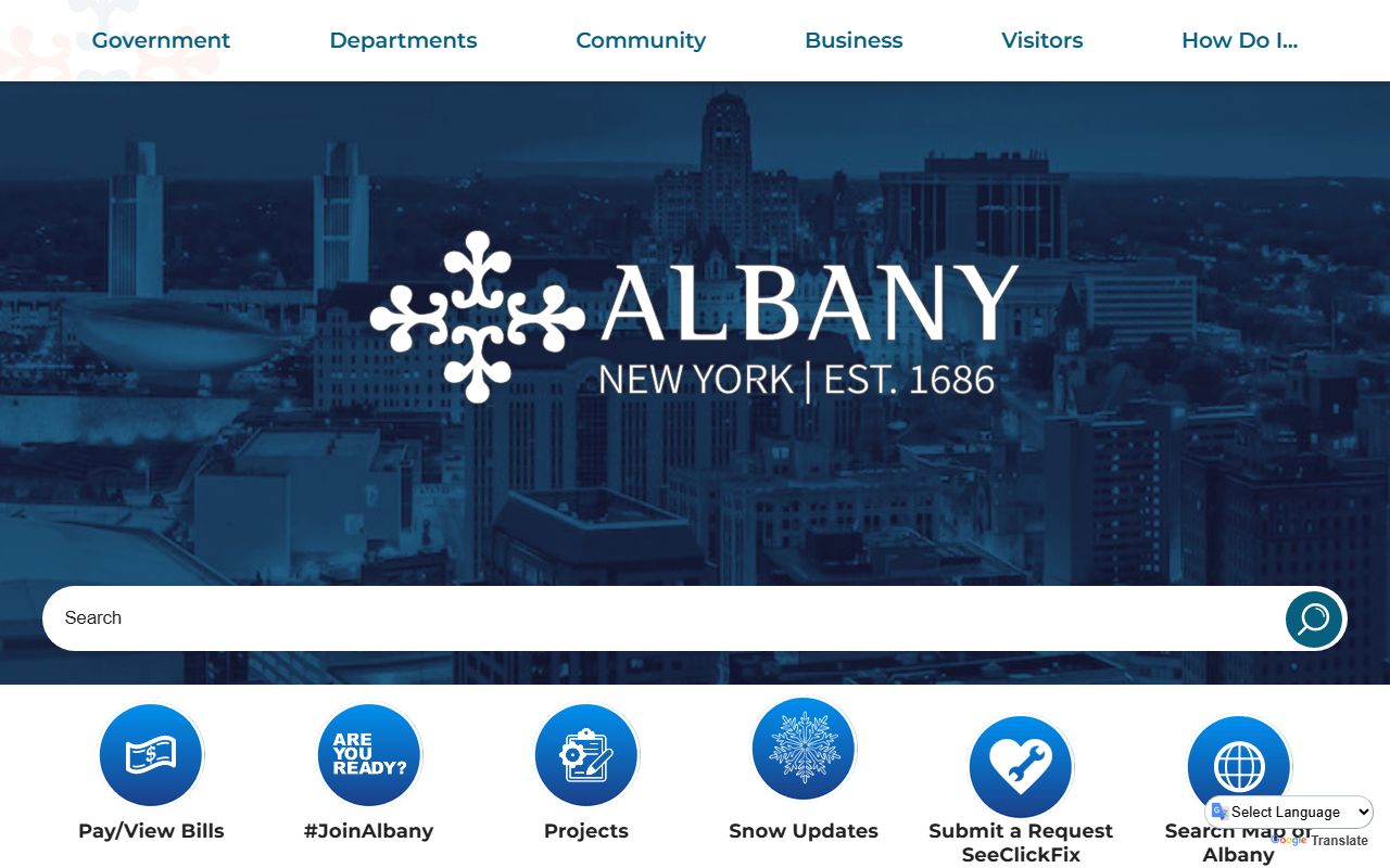 Albany city government website for arrest records and busted mugshots