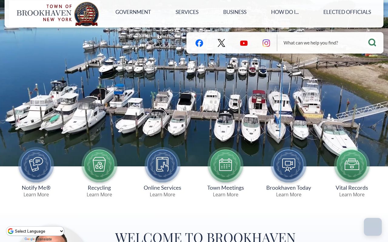 Brookhaven town government website for arrest records and busted mugshots
