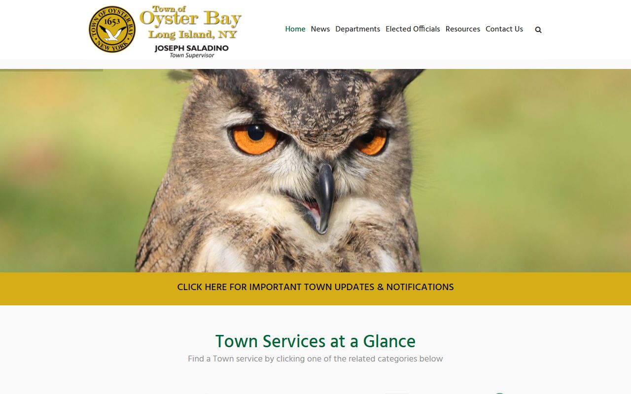 Oyster Bay town government website for arrest records and busted mugshots