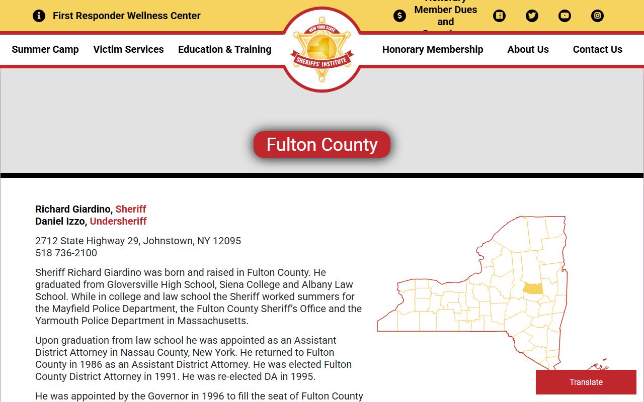 Fulton County Sheriff information page for looking up busted mugshots and arrest records